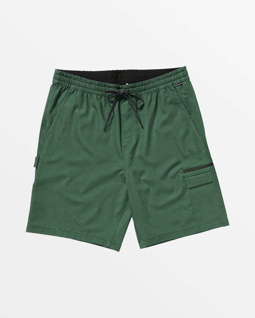 Taxer Cargo Amphibian 19" Hybrid Shorts - Forest