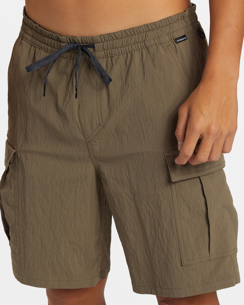 Taxer Cargo 19" Amphibian Hybrid Shorts - Canteen