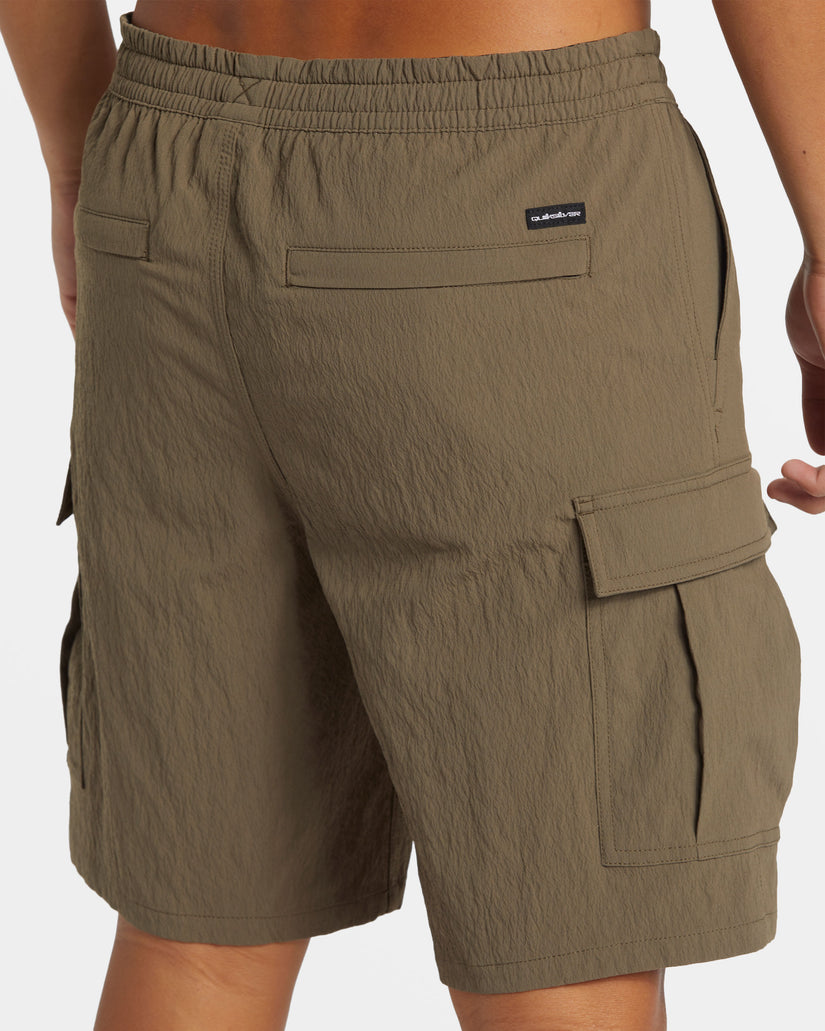 Taxer Cargo 19" Amphibian Hybrid Shorts - Canteen