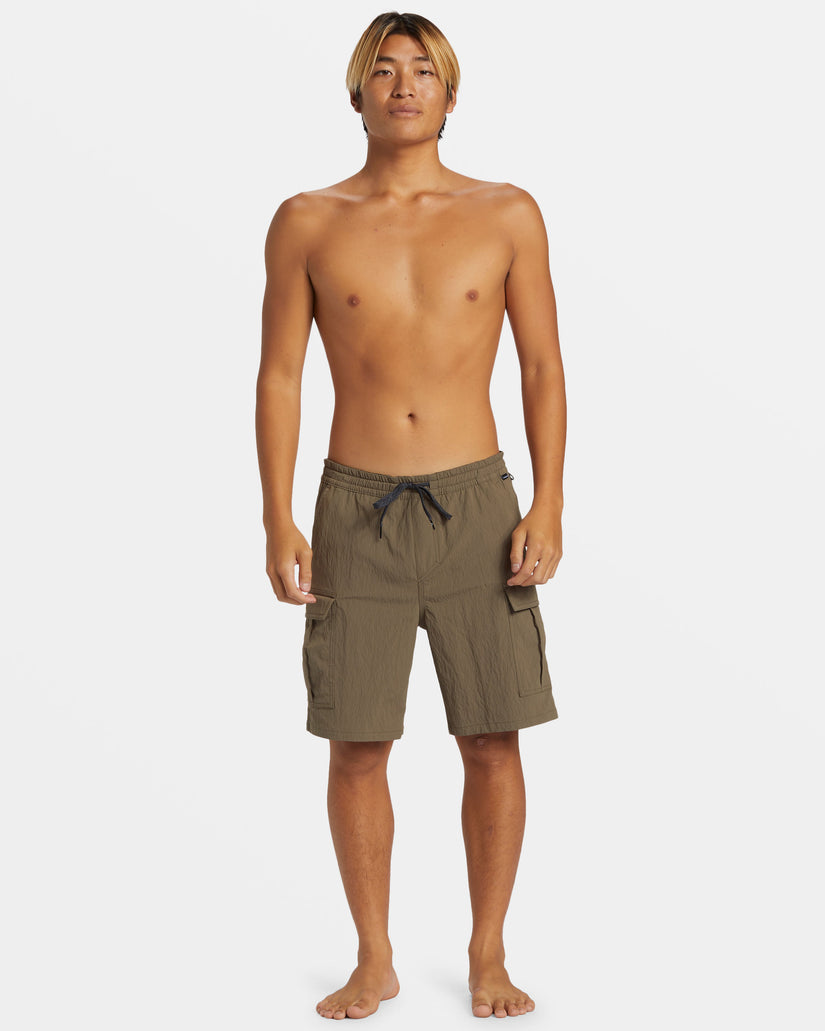 Taxer Cargo 19" Amphibian Hybrid Shorts - Canteen