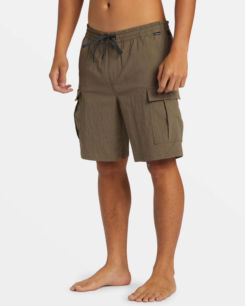 Taxer Cargo 19" Amphibian Hybrid Shorts - Canteen