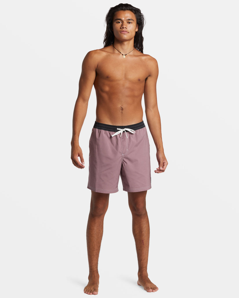 Original Straight 17" Swim Trunks - Grape Shake