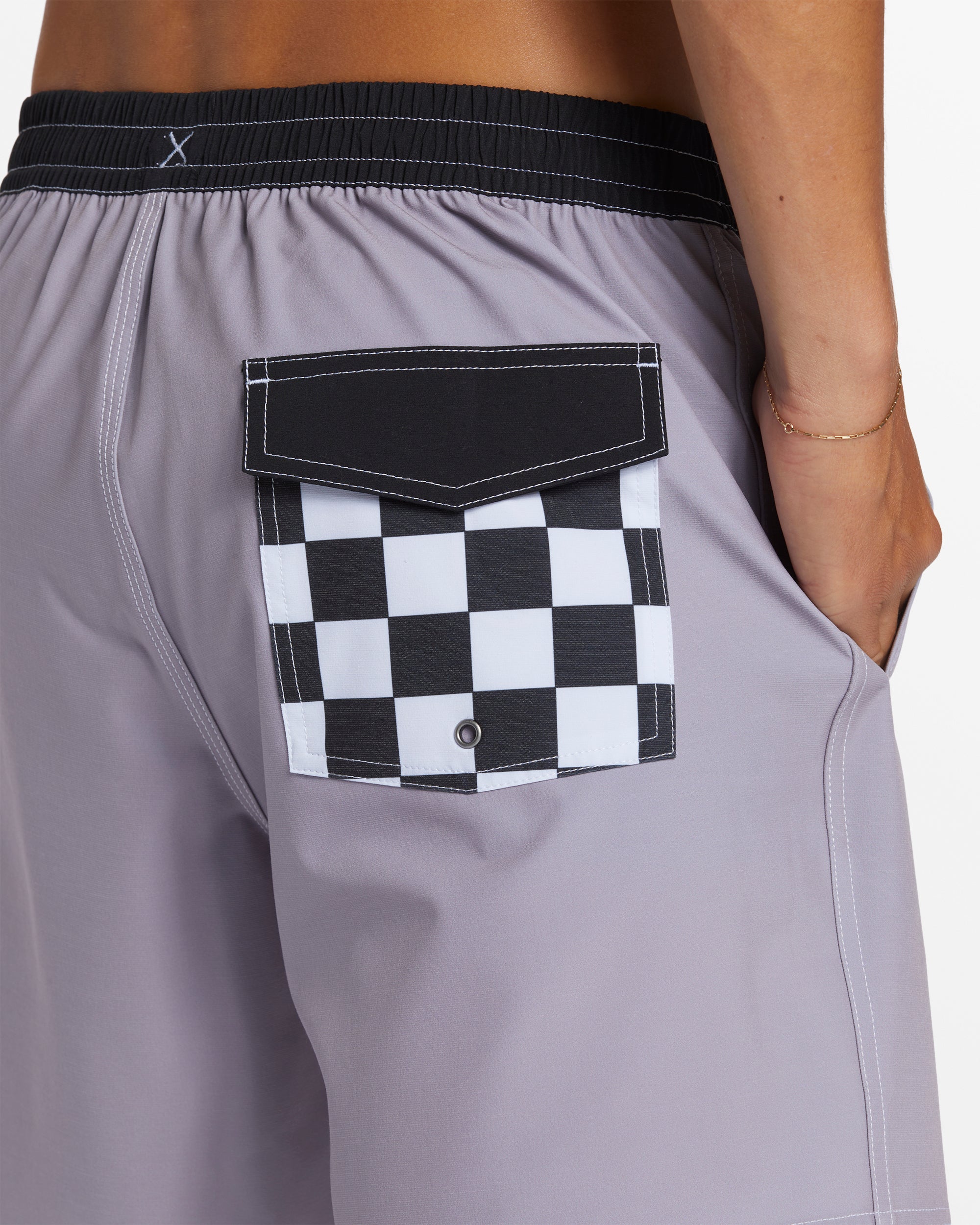 Original Straight 17 Elastic Waist Shorts - Minimal Gray
