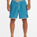 Original Scallop 17" Swim Trunks - Larkspur