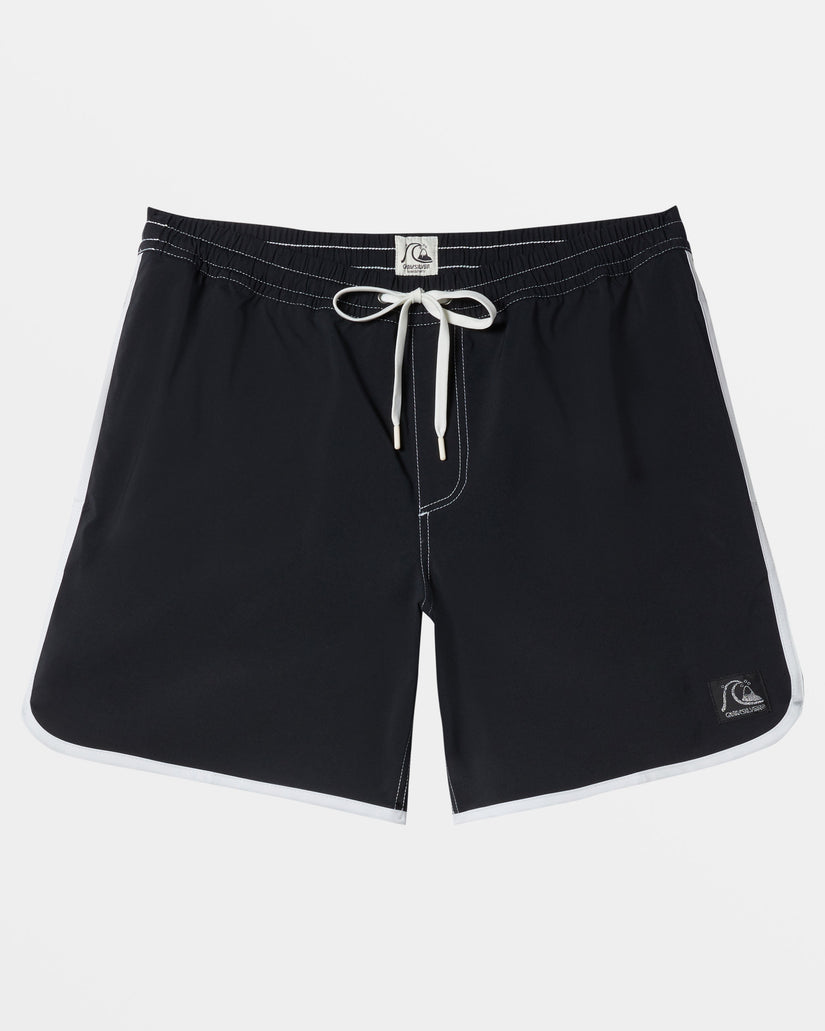 Original Scallop 17" Swim Trunks - Black