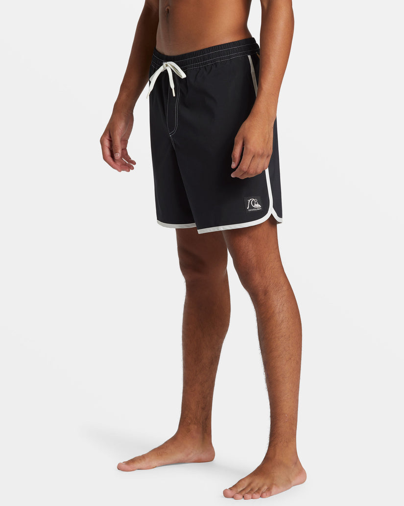 Original Scallop 17" Swim Trunks - Black