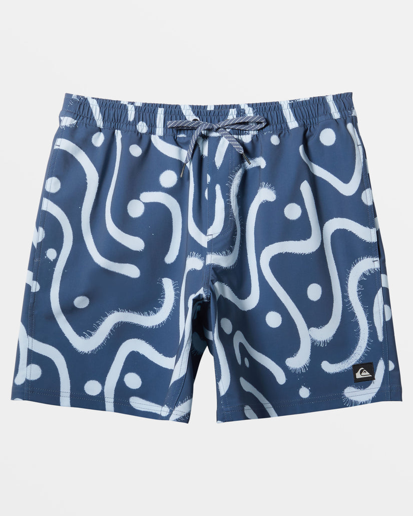 Surfsilk Mix 17" Swim Trunks - Vintage Indigo