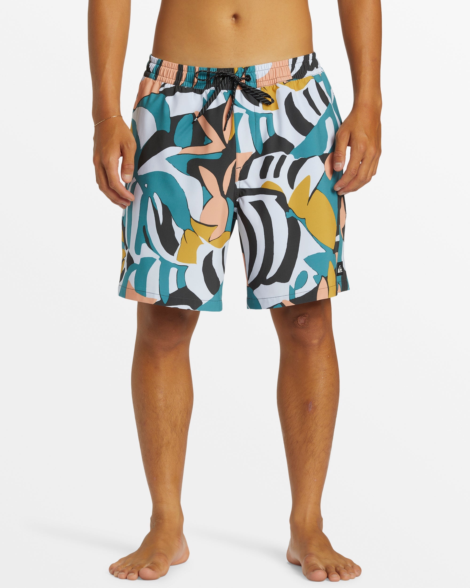 Surfsilk Mix 17 Swim Trunks Black Quiksilver