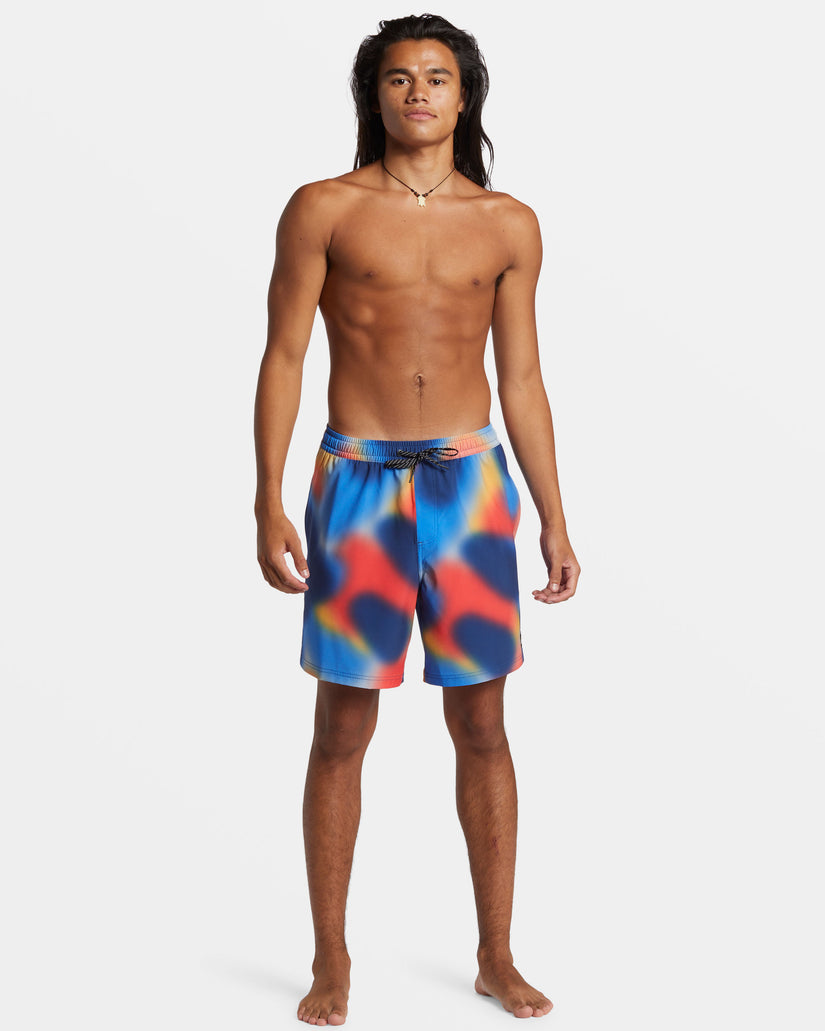 Surfsilk Mix 17" Swim Trunks - Living Coral