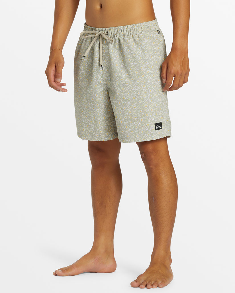 Remade Mix 17" Swim Trunks - Silver Birch