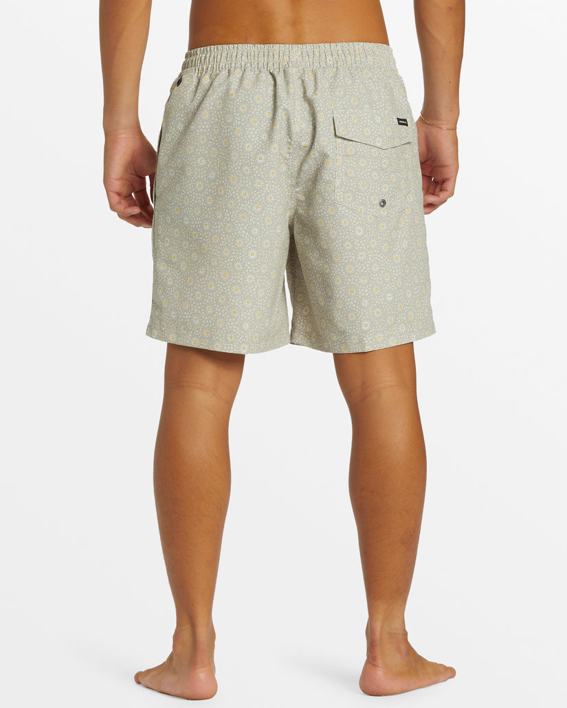 Remade Mix 17" Swim Trunks - Silver Birch