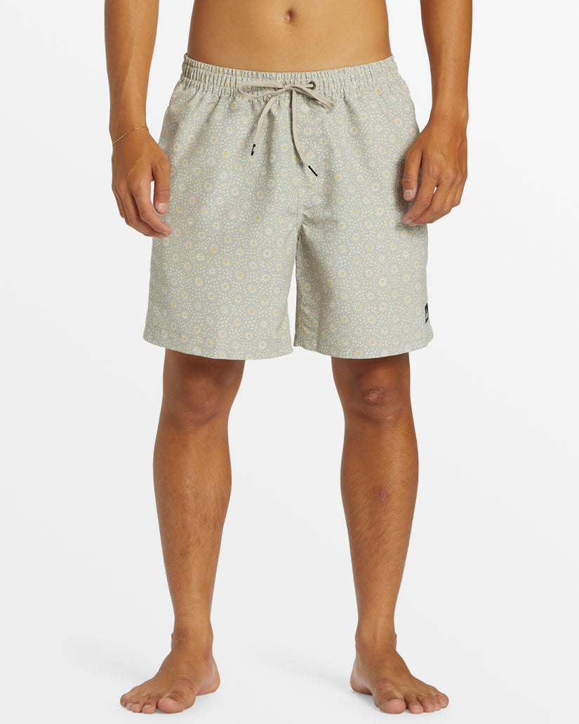 Remade Mix 17" Swim Trunks - Silver Birch