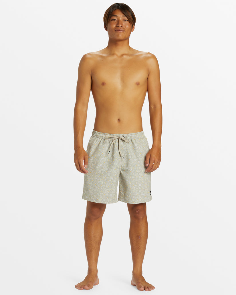 Remade Mix 17" Swim Trunks - Silver Birch