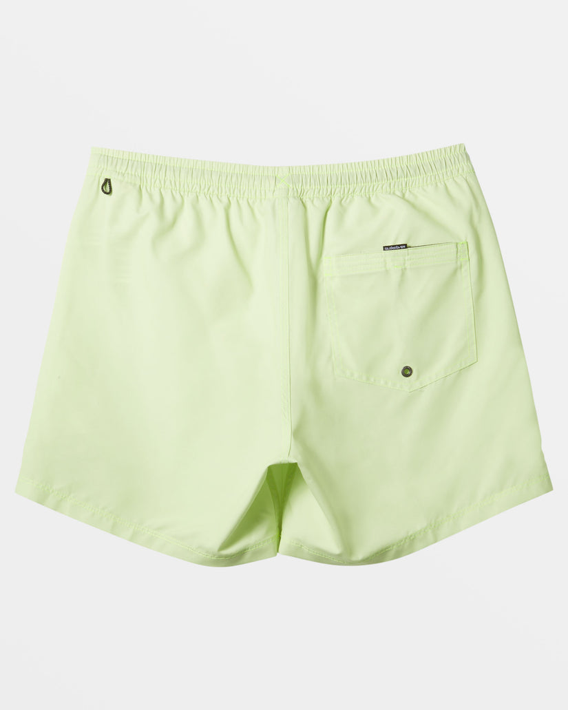 Everyday Solid 15" Swim Trunks - Shadow Lime