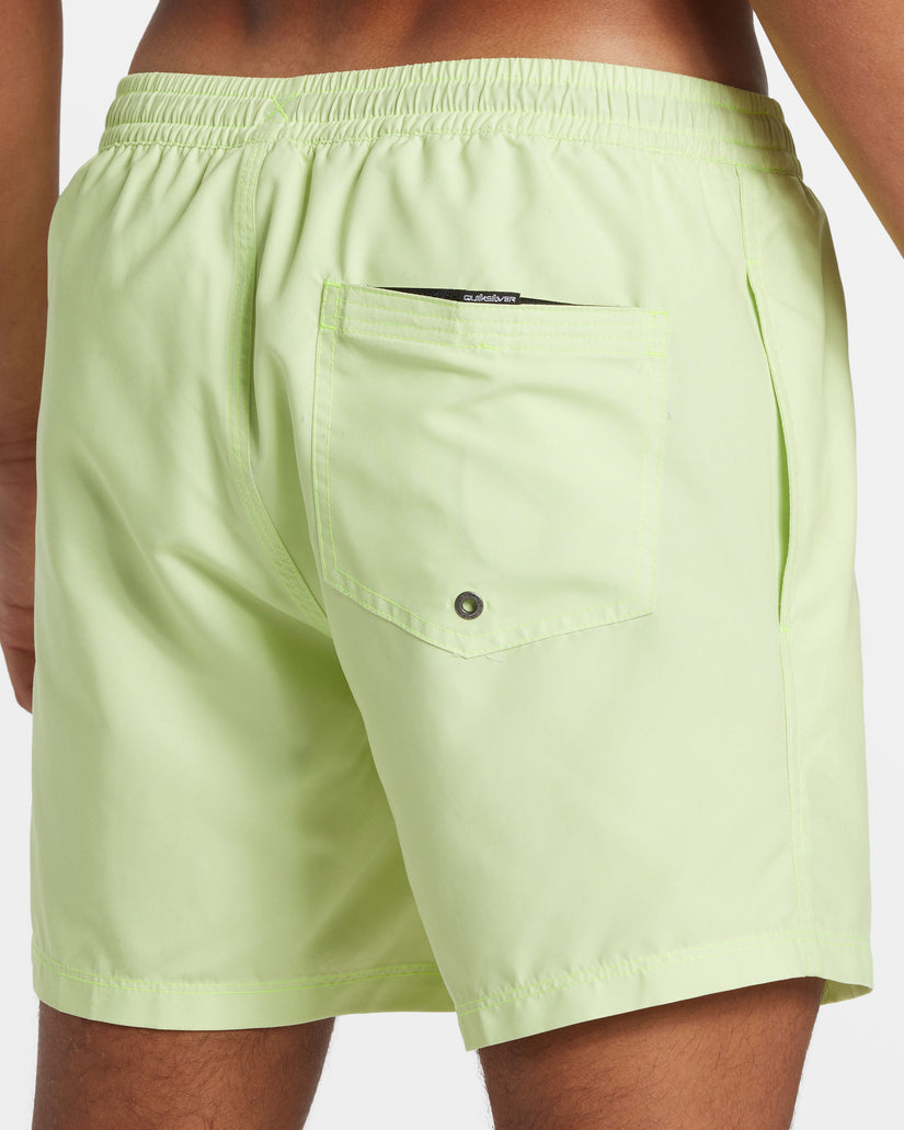 Everyday Solid 15" Swim Trunks - Shadow Lime