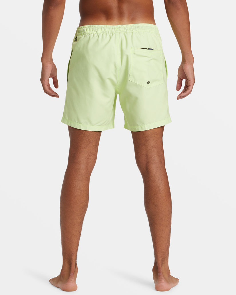 Everyday Solid 15" Swim Trunks - Shadow Lime