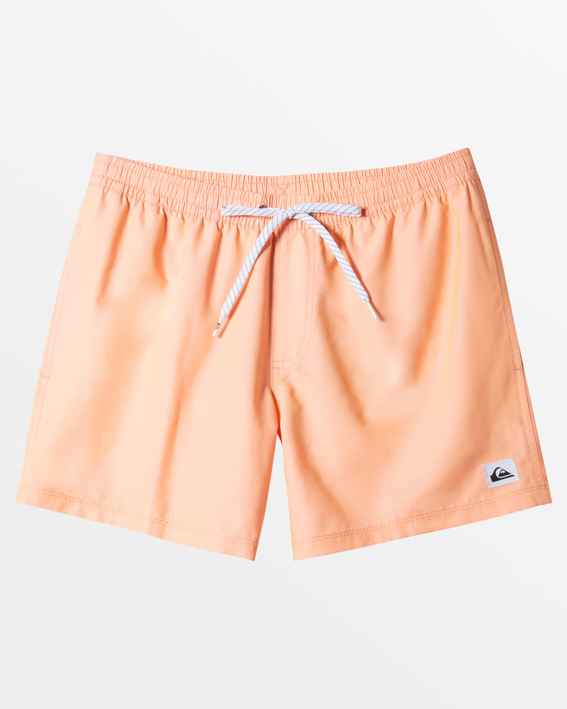 Everyday Solid 15" Swim Trunks - Papaya Punch