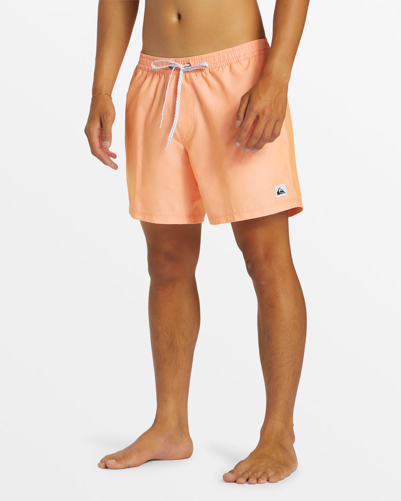 Everyday Solid 15" Swim Trunks - Papaya Punch