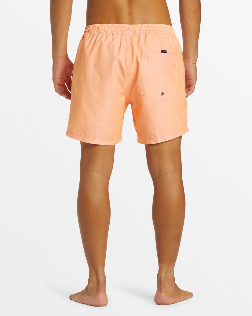 Everyday Solid 15" Swim Trunks - Papaya Punch