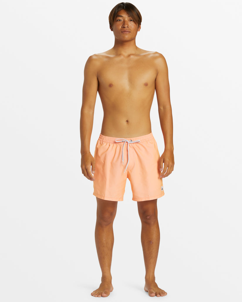 Everyday Solid 15" Swim Trunks - Papaya Punch