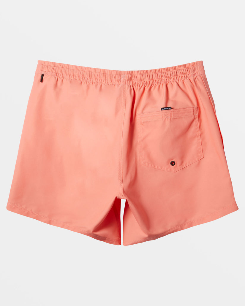 Everyday Solid 15" Swim Trunks - Living Coral