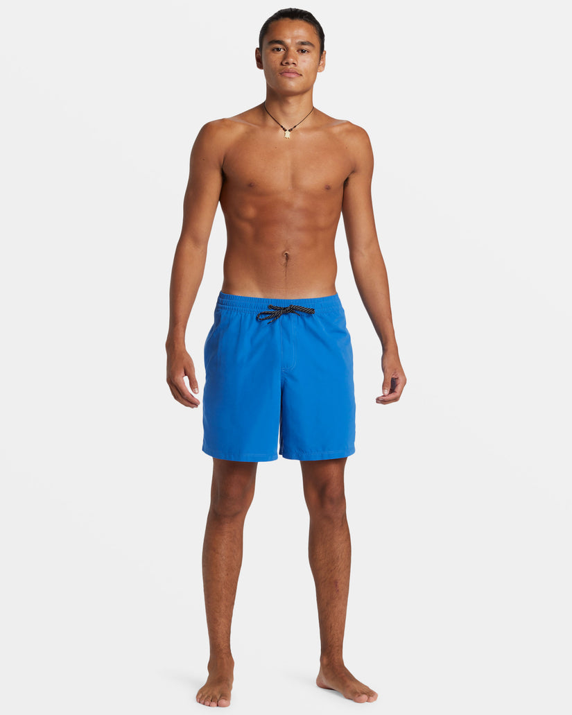 Everyday Solid 17" Swim Trunks - Nebulas Blue