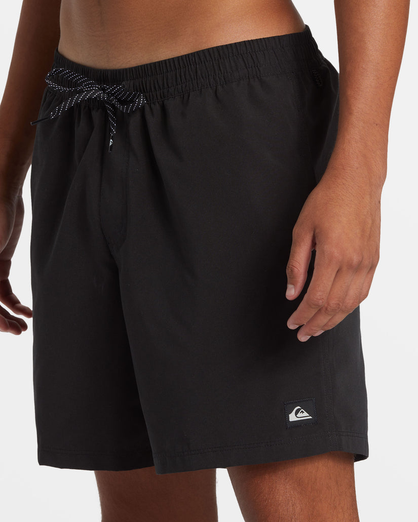 Everyday Solid 17" Swim Trunks - Black