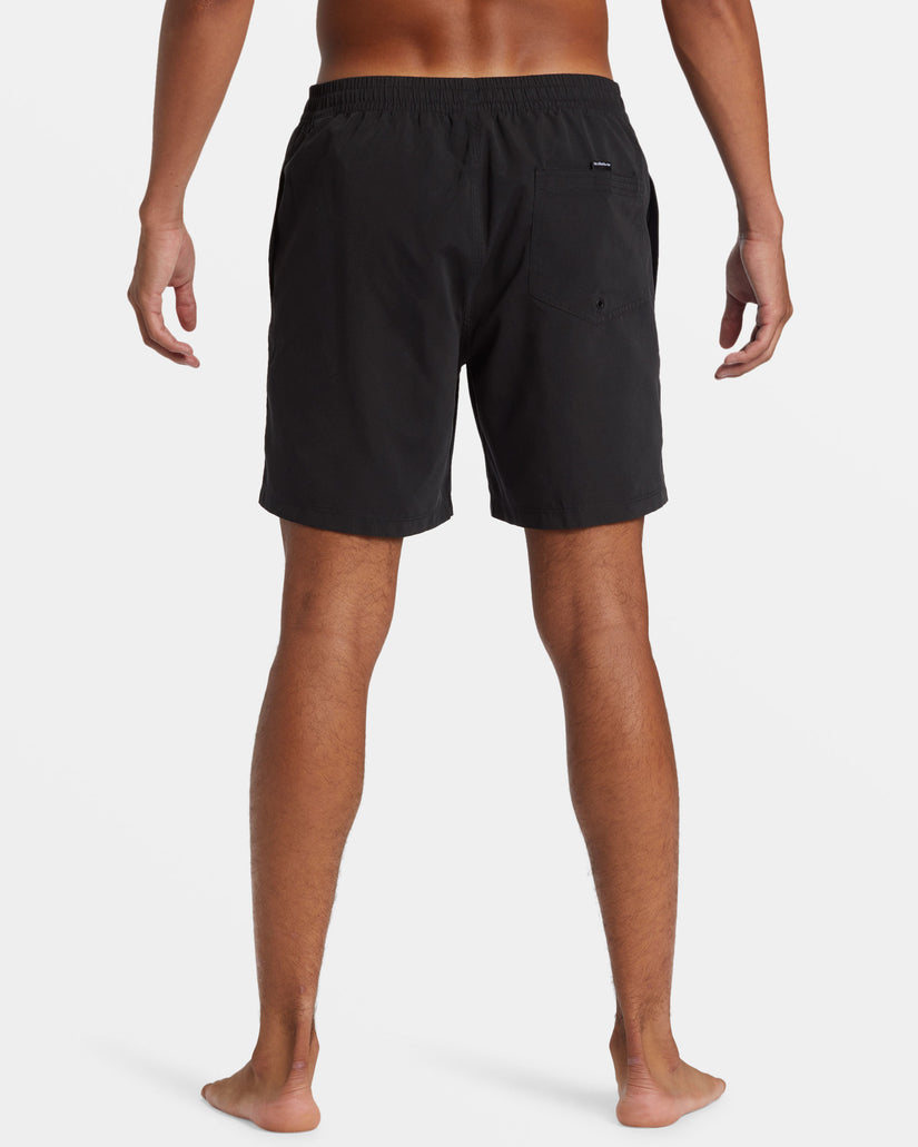 Everyday Solid 17" Swim Trunks - Black