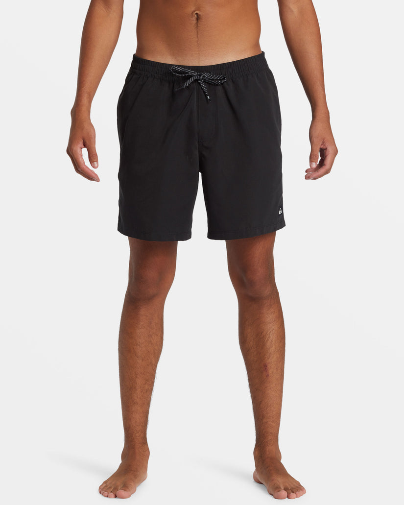 Everyday Solid 17" Swim Trunks - Black