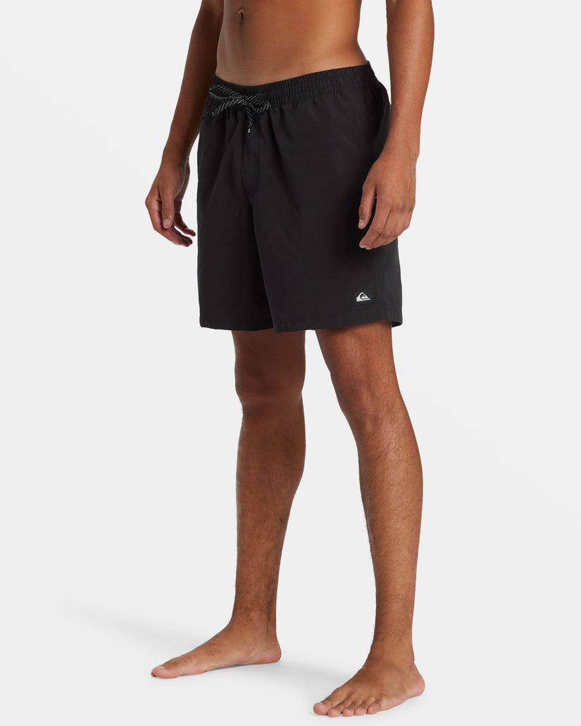 Everyday Solid 17" Swim Trunks - Black