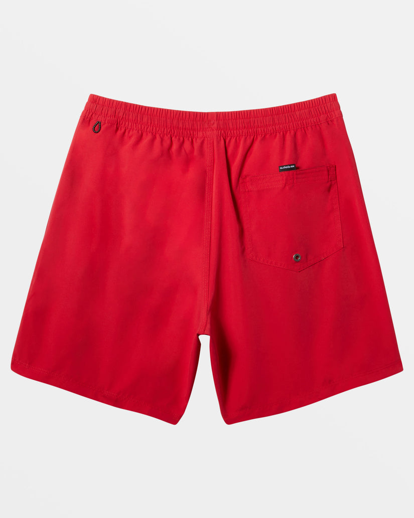 Everyday Solid 17" Swim Trunks - High Risk Red