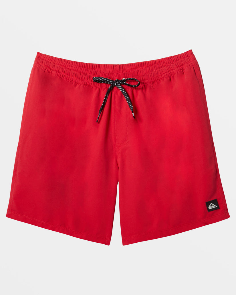 Everyday Solid 17" Swim Trunks - High Risk Red