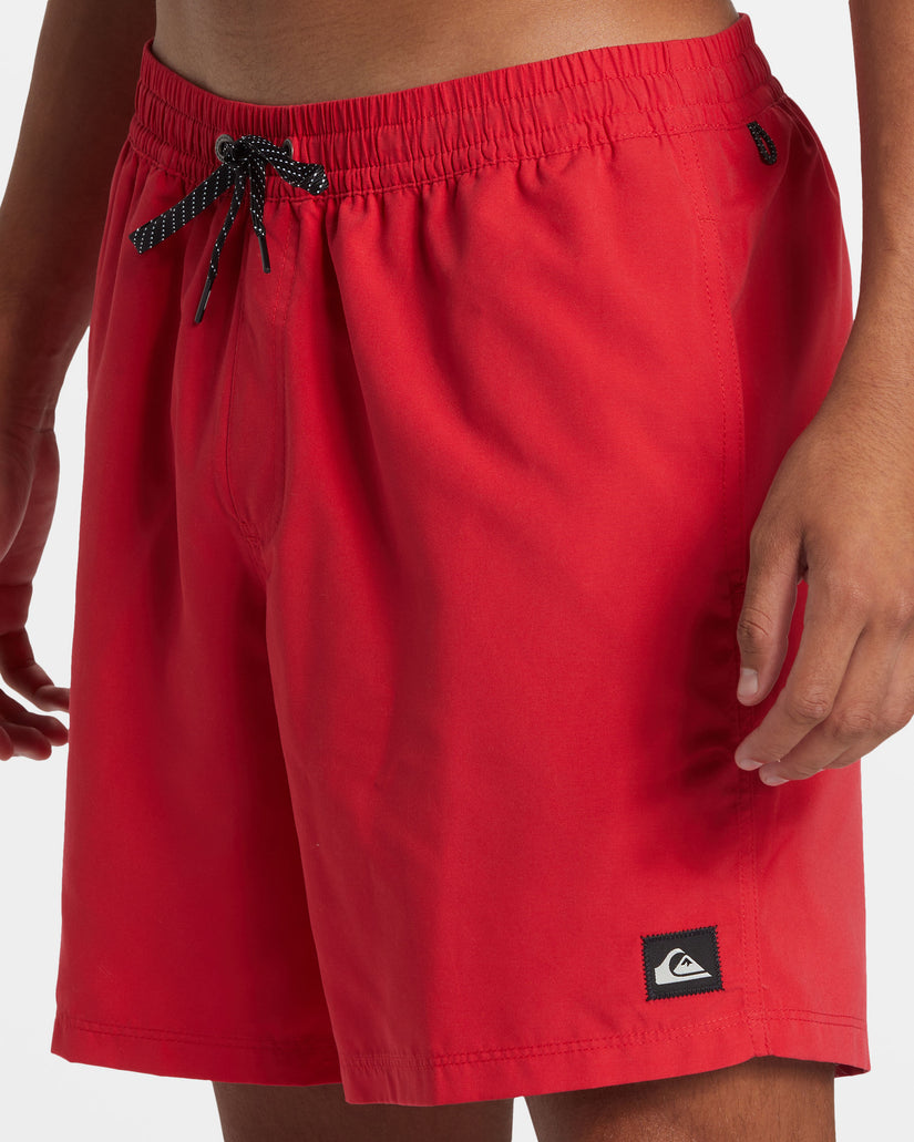 Everyday Solid 17" Swim Trunks - High Risk Red