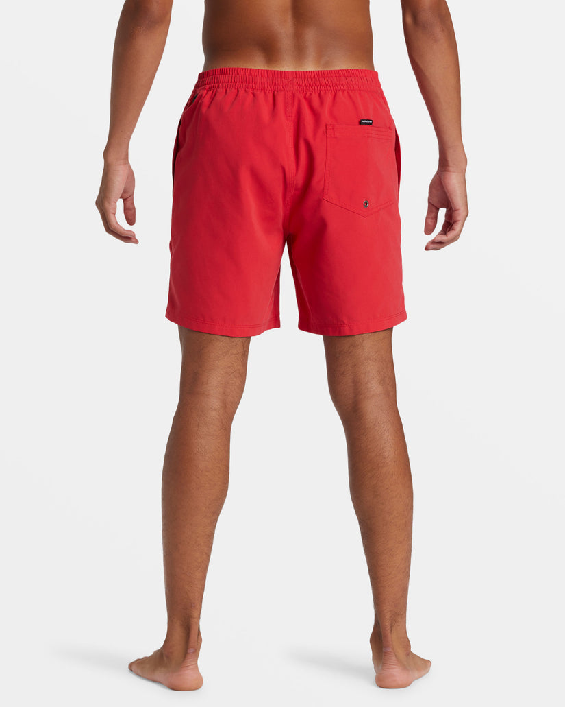 Everyday Solid 17" Swim Trunks - High Risk Red