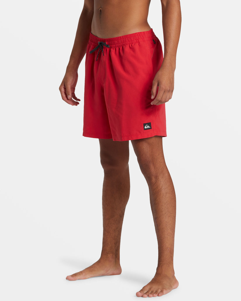 Everyday Solid 17" Swim Trunks - High Risk Red