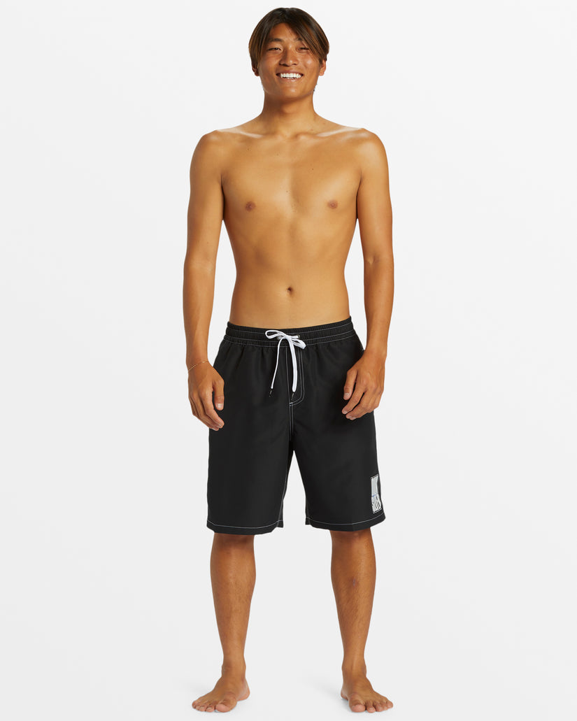 Saturn Elastic 20'' Waist Trunks - Black