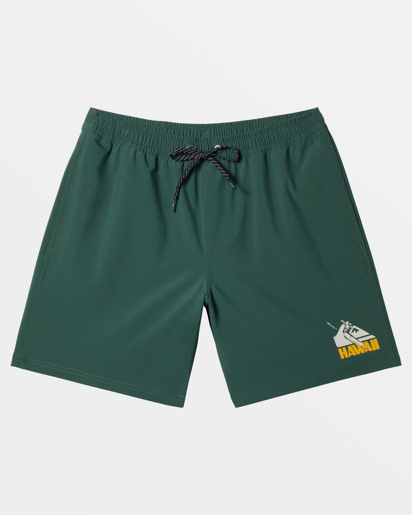 Hawaii 17" Swim Trunks - Forest