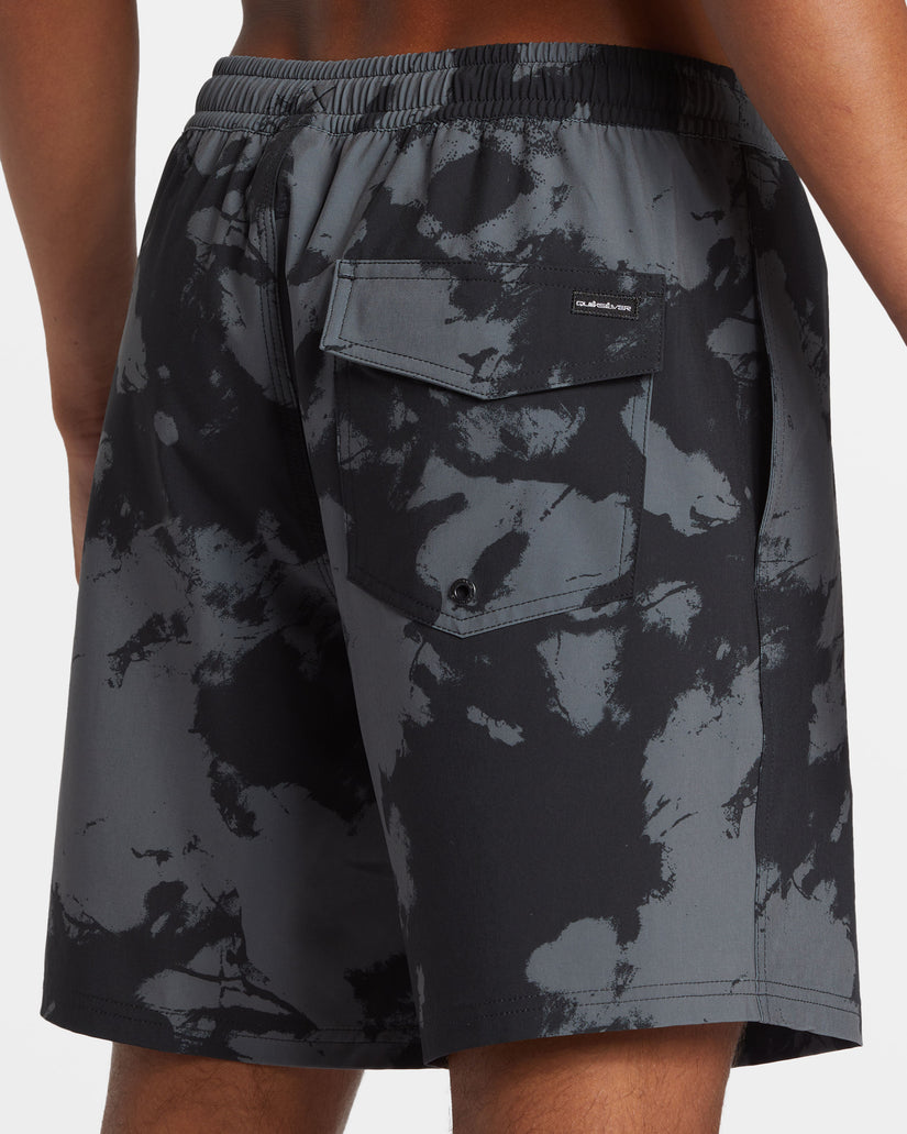 Hawaii 17" Swim Trunks - Black