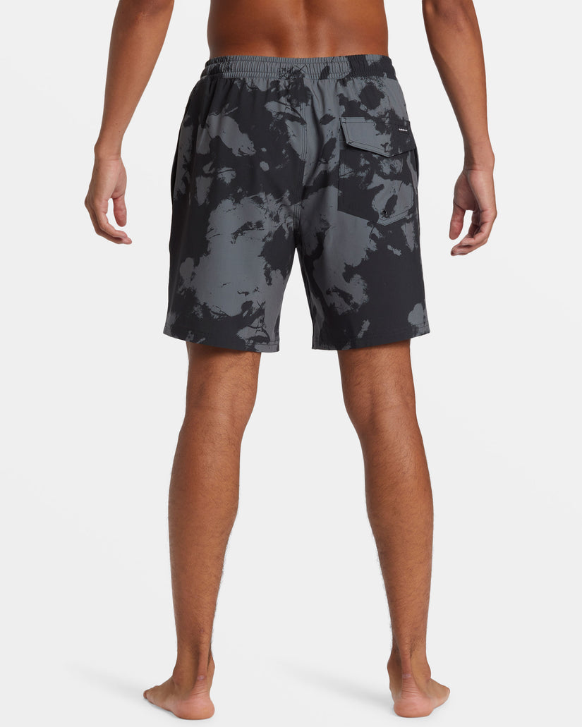 Hawaii 17" Swim Trunks - Black