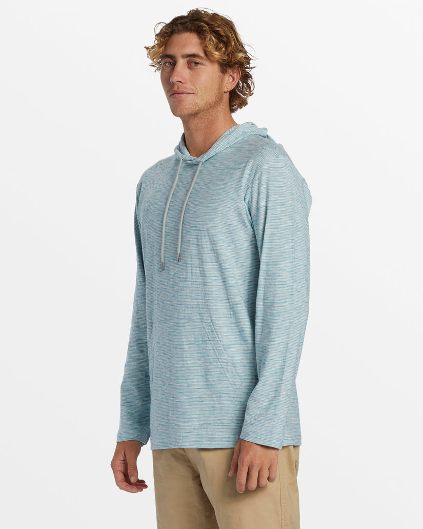 Ramblas Hoodie Crew Neck Top - Ramblas Hoodie Quarry