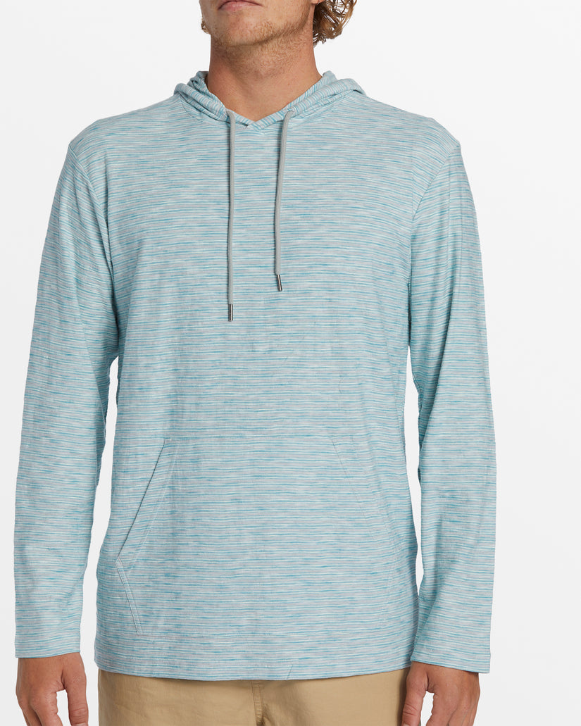 Ramblas Hoodie Crew Neck Top - Ramblas Hoodie Quarry