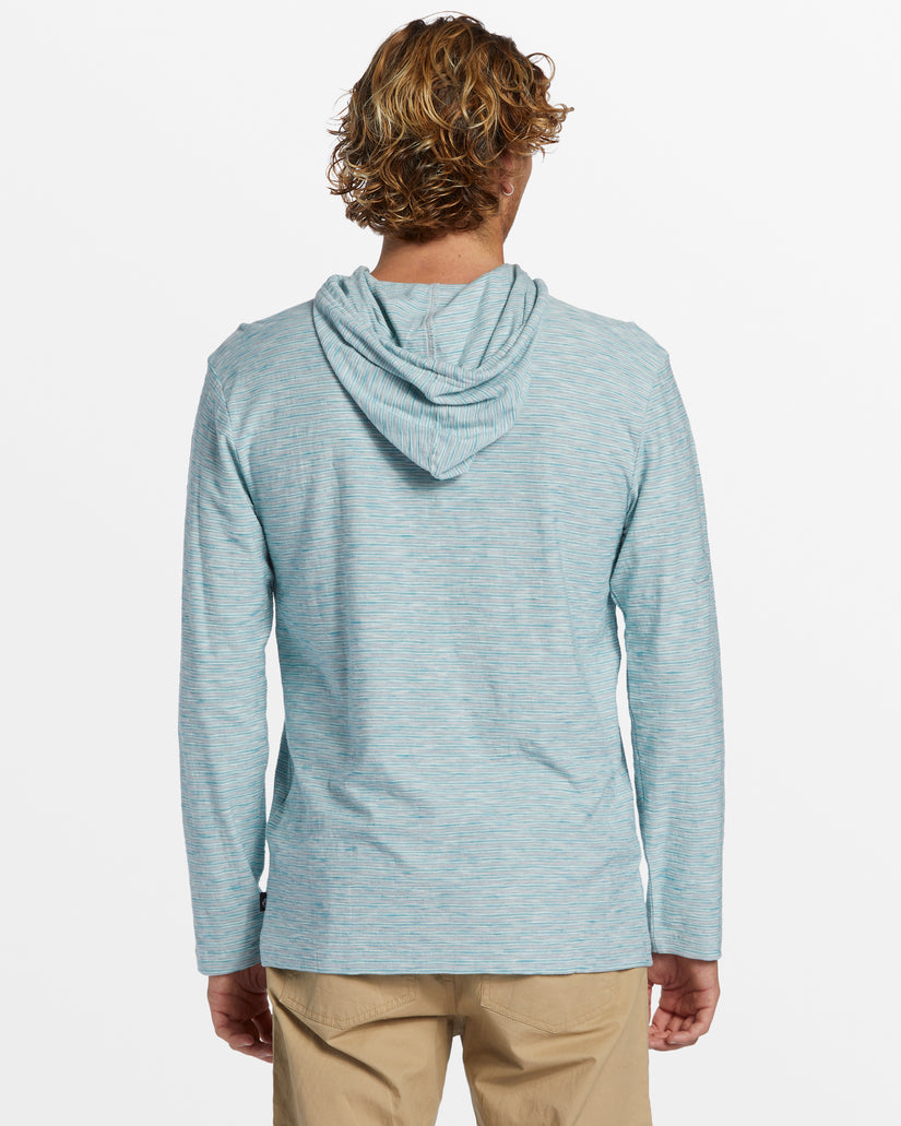 Ramblas Hoodie Crew Neck Top - Ramblas Hoodie Quarry