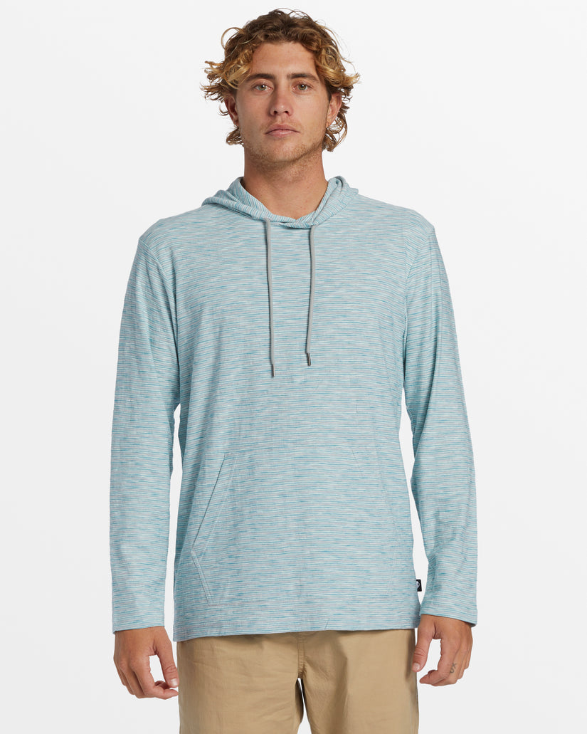 Ramblas Hoodie Crew Neck Top - Ramblas Hoodie Quarry