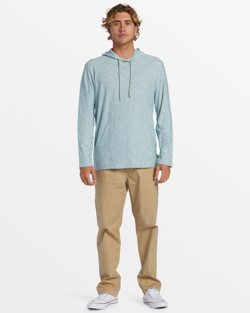 Ramblas Hoodie Crew Neck Top - Ramblas Hoodie Quarry