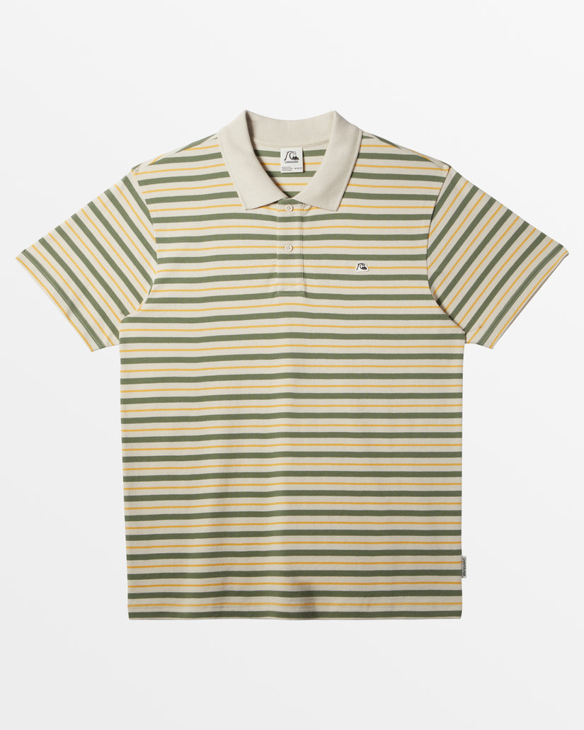 DNA Polo Crew Neck Top - Silver Birch DNA Polo