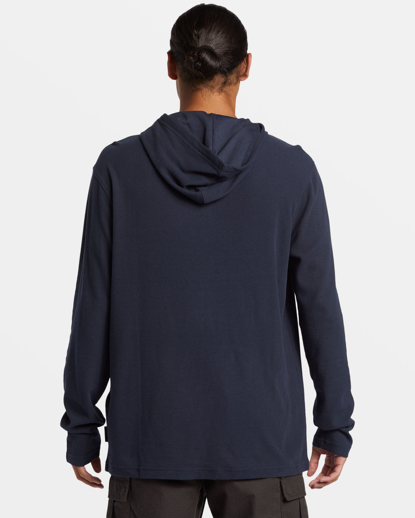 Drills Long Sleeve Thermal Hoodie - Dark Navy