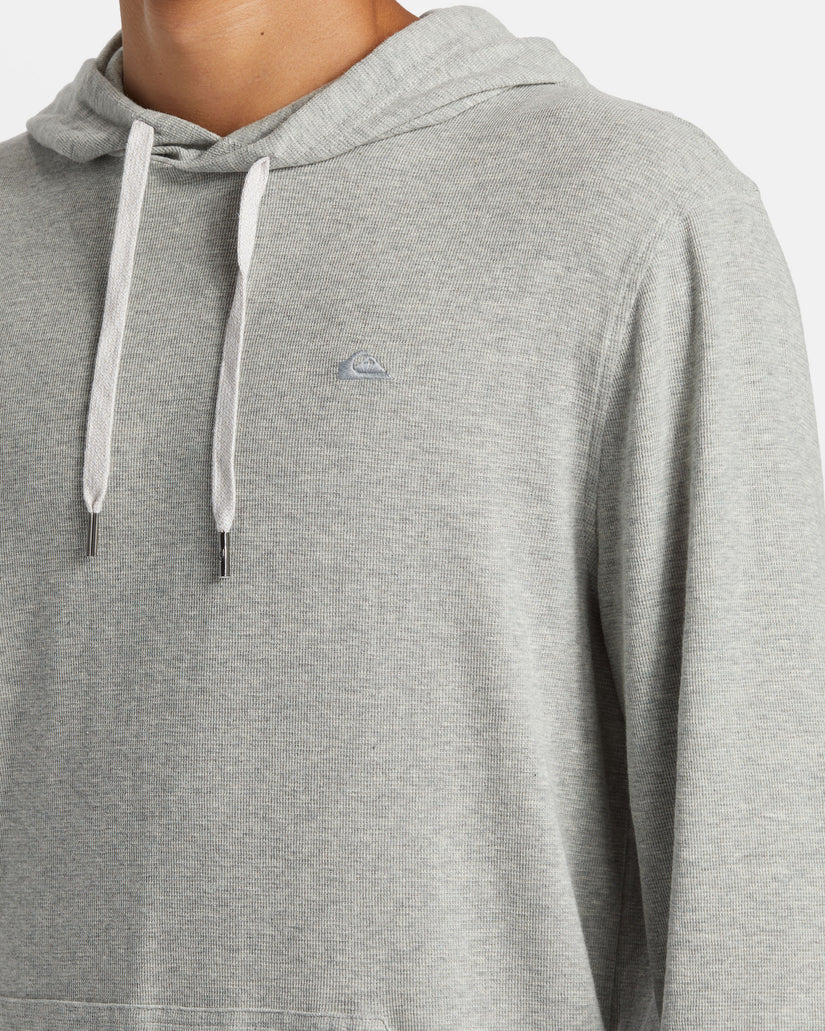 Drills Long Sleeve Thermal Hoodie - Grey Heather