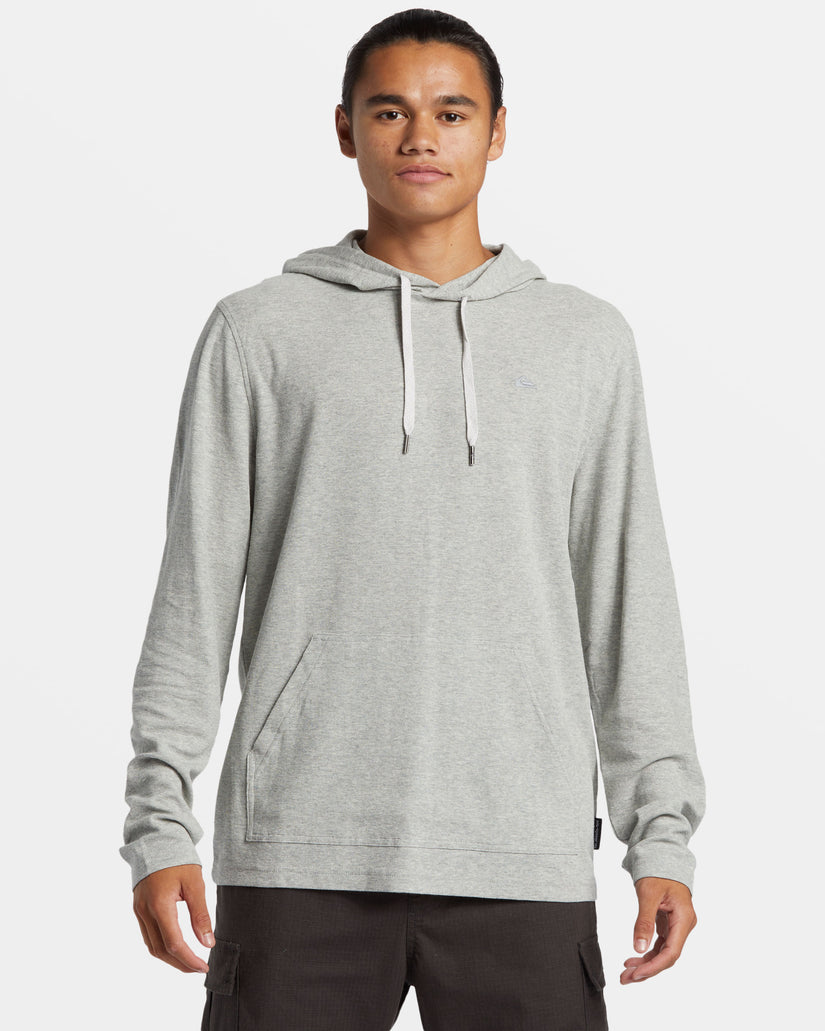 Drills Long Sleeve Thermal Hoodie - Grey Heather