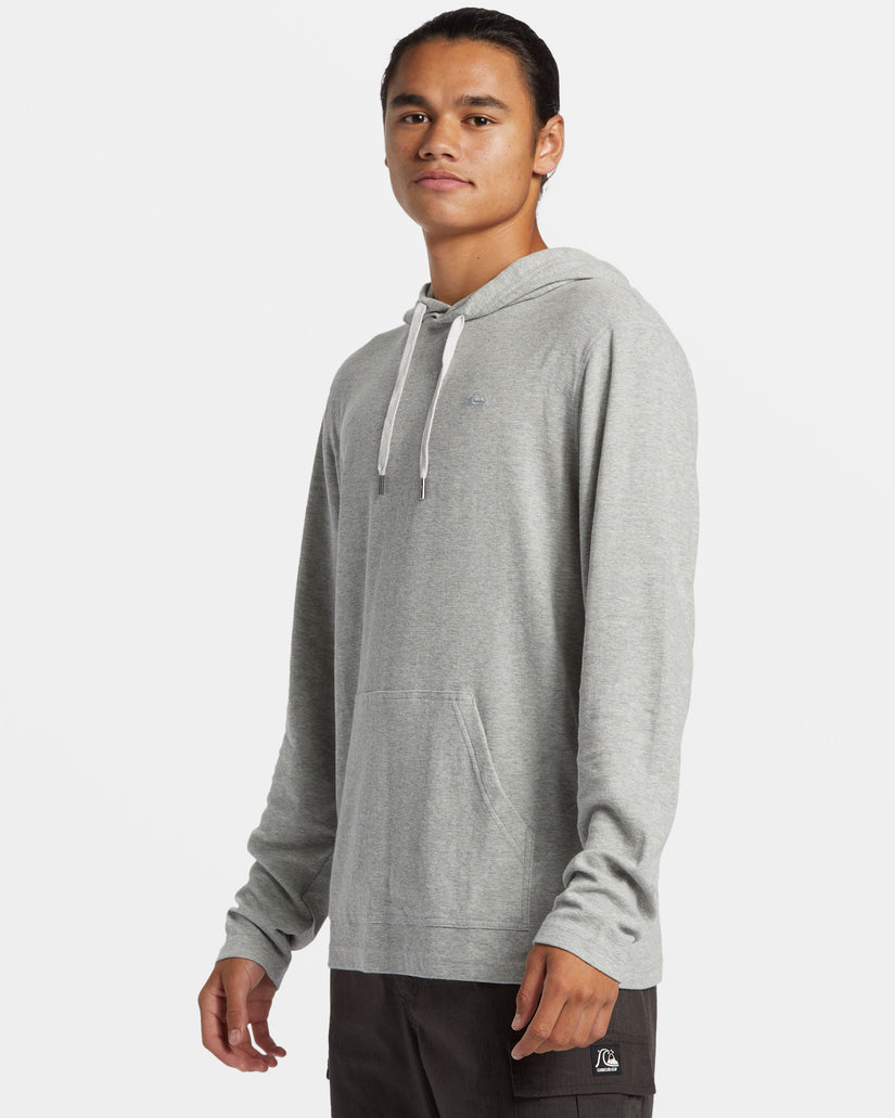 Drills Long Sleeve Thermal Hoodie - Grey Heather