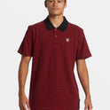 Mercury Short Sleeve Polo Shirt - Mercury Polo Salsa